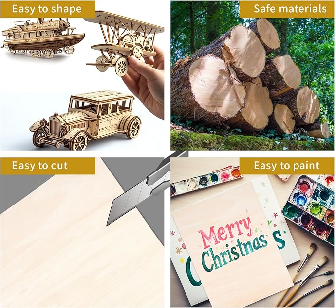 ilauke Basswood Sheets 12x18Inch, Wood Burning, Architectural Models, Wood - Image 4