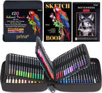 PRINA Art Supplies 120 Colors Colored Pencils Set by PRINA
