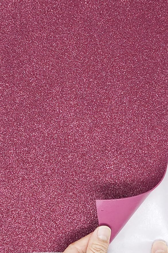 Allgala 12 Pack Glitter EVA Foam Paper 8 x 12inch Sheets-Burgundy Color by Allgala