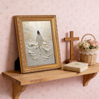 Vintage Gold Framed Jesus Wall Art Abstract Jesus Walking on Water Christian - Image 3