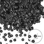 Mandala Crafts 6mm Cup Round Black Sequins - Image 3