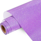 WRAPXPERT Lavender Glitter HTV Heat Transfer Vinyl Roll, Holographic Glitter by WRAPXPERT