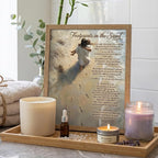 REWBKFIM Footprints In The Sand Christian Canvas Wall Art Inspirational Jesus - Image 5