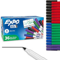 EXPO Dry Erase Markers, Low Odor Ink, Ultra Fine Tip, by EXPO