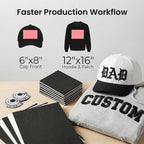 BAI Embroidery Foam 12x16 Inch, 3mm 3D Puff Foam, 10 Sheets White | Ideal - Image 5