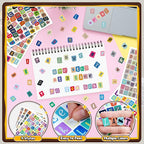 1380 PCS Letter Stickers for Scrapbooking, 20 Sheets Magazine Alphabet Stickers - Image 3