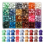 600 Pcs Assorted Wax Seal Beads, Andotopee 24 Colors Sealing Wax Beads by Andotopee
