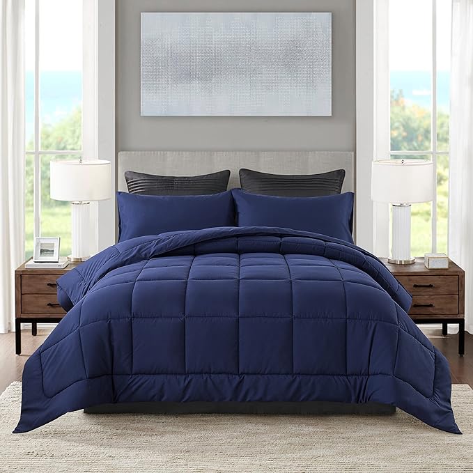 DOWNCOOL King Size Comforter Set -All Season Bedding Comforters Sets by DOWNCOOL