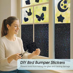 KESPEN Blackout Window Privacy Film, Mosaic Rainbow Decorative Stained Glass - Image 8