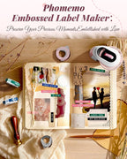 Phomemo Embossing Label Maker Machine, Scrapbook Junk Journal Supplies - Image 2