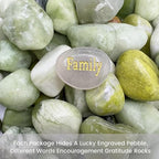 SIDONG 20 LB Jade Pebbles, 1.2-2Inch Natural Decorative Polished Jade Stones - Image 2