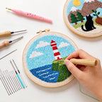 HYINUS DIY Punch Needle Kit for Beginners, All-in-One Embroidery Starter Set - Image 6