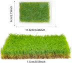Woohome 2 PCS Model Grass Tufts Resin Static Scenery Model, Artificial Grass - Image 5