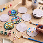 Reallnaive 16 Pcs Flower Paint by Numbers Kit - Image 2