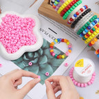 Plastic Pony Beads, for Bracelet, Hair Braiding, Friendship Bracelets, Jewelry - Image 4