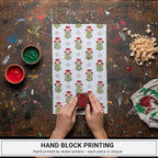 E-Tailor® Hand-Block Printed Pre-Cut Cotton Fabric Ideal - Image 5