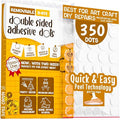Double Sided Tape Adhesive Dots Stickers 280, 550 or 700 Pack Removable Putty by D-NYX
