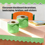 70Ft Shine Bulletin Board Borders，Scalloped Poster Boards Decorations Trim - Image 8