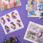 JOYCHOIC Scrapbook Stickers Set, Junk Journal Supplies, PET Transparent - Image 2