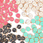 stino 200Pcs A-Z Metal Letter Charms by stino