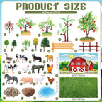 Teyva Daily 48 Pcs Farm Diorama Kit Habitat Project Box Set Farm Diorama - Image 3