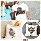 HTVSTD Aztec Heat Transfer Vinyl 12 Sheets 12×10in Iron on Vinyl | Aztec Brown - Image 5