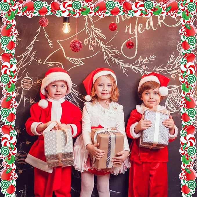 69Ft Christmas Candy Border Christmas Decoration Borders - Image 4