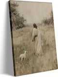 Jesus And Lamb Wall Art Jesus Leaves The 99 Sheep Wall Decor The Lost Sheep by Unknown