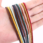 Khaki Cotton Cord, 3mm x 109Yards, Craft Cord - Image 2