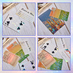 Nezyo 60 Sheet Holographic Laminate Sheet Clear Glitter A4 Size Vinyl Sticker - Image 6