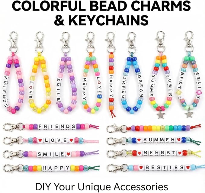HardyGuo Boxed Pony Beads Rainbow Kandi Beads - Image 3