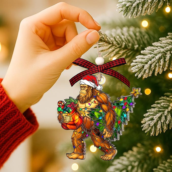 Bigfoot Christmas Ornament - Image 4