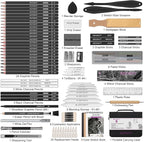 HIFORNY 100 PCS Drawing Set Sketching Kit, Sketch Pencils Art Supplies - Image 2