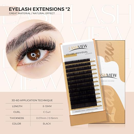 LASHVIEW Lash Kit for Beginners 338pcs Lash Extension Kit Professional - Image 6
