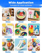 D-FantiX 120 Colors Acrylic Paint Markers - Image 6