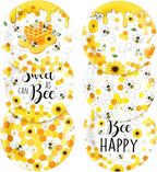 Funnymoom 60 Pcs 7 Inch Honey Bee Paper Plates Bee Happy Shower Tableware - Image 7