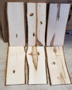 Foggy Bottom Woodworks Rustic Live Edge Basswood Planks, 0.69 X 7 to 9 X 11 - Image 4
