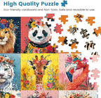 500 Piece Puzzles for Adults, Beautiful Wild Animals Jigsaw Puzzle for Adults - Image 3