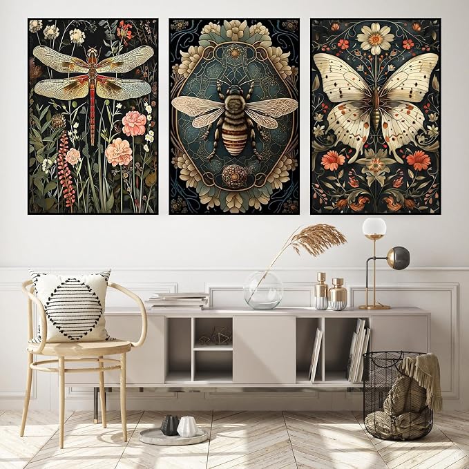 3 Pack Framed Paint by Numbers for Adult - Image 2