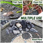 Quibbay 45 LB Mexican Beach Pebbles, 0.4-1 Inch Natural Unpolished Bulk Rocks - Image 5