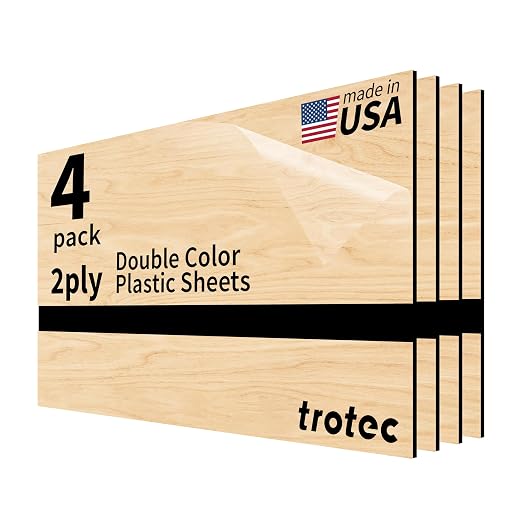 Trotec TroLase | 12"x24"x1/16", Guillotine | Made in USA by TrotecEngravingSupplies