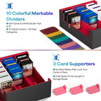 UAONO Trading Card Storage Box, Holds 1800 Sleeved Cards - Image 4