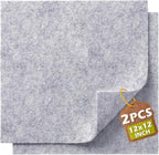 Gray Soft Felt Sheets for Crafts, 1.6mm Thick, Handmade Crafts, DIY Projects by Grainear