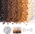 Black and Brown Beads, Pony Beads by Funtopia