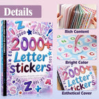 Tmtains 2000+ Pcs Letter Stickers - Image 5