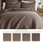 Levtex Home Cross Stitch Reversible King/Cal King Quilt Set - Image 4