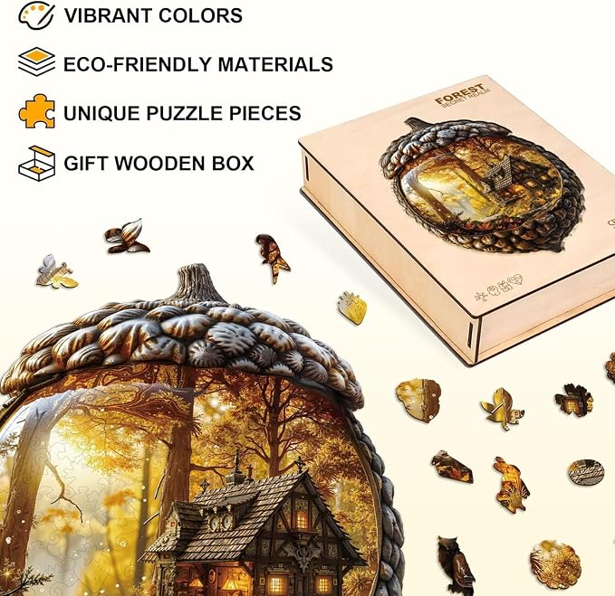 Acorn Forest Secret Realm Puzzles Adults Gifts - Image 2