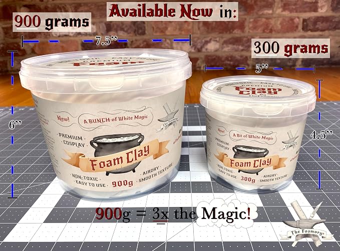 The Foamory Moldable Cosplay Foam Clay High Density Air Dry Clay, EVA Foam - Image 4