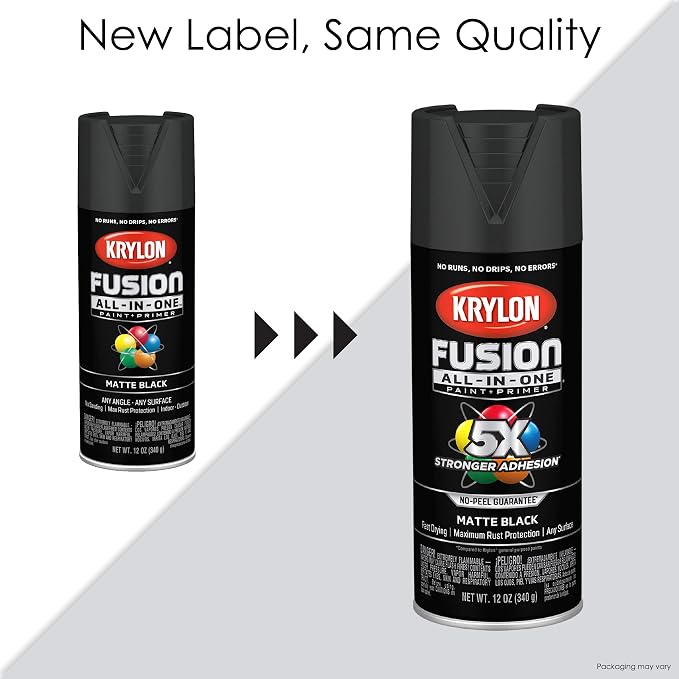 Krylon Fusion All-In-One Gloss Spray Paint & Primer, River Rock - Image 7
