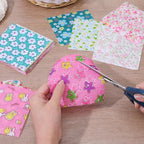 600pcs Cotton Fabric Squares 4" x 4" Fabric Scraps - Image 6